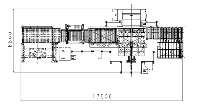 一枚取り装置＋反転機+ST（セットテーブル）＋KMP＋PT（搬出傾斜テーブル）タイプ 製品画像